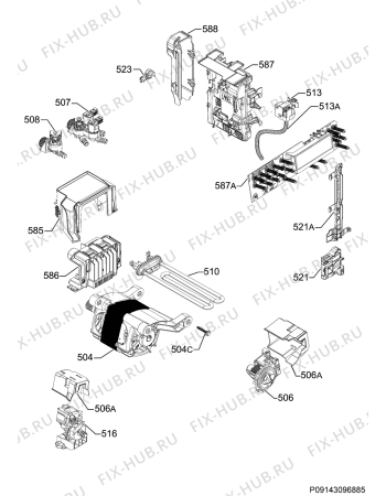 Взрыв-схема стиральной машины Kenmore 417-41942H - Схема узла Electrical equipment 268